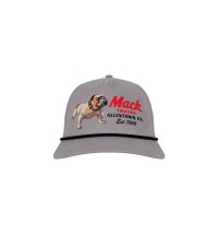 Mack Grey Allentown Bulldog 5-Panel Rope Cap