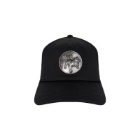 Mack Black Heavy Metal Bulldog Emblem 5-Panel Cap