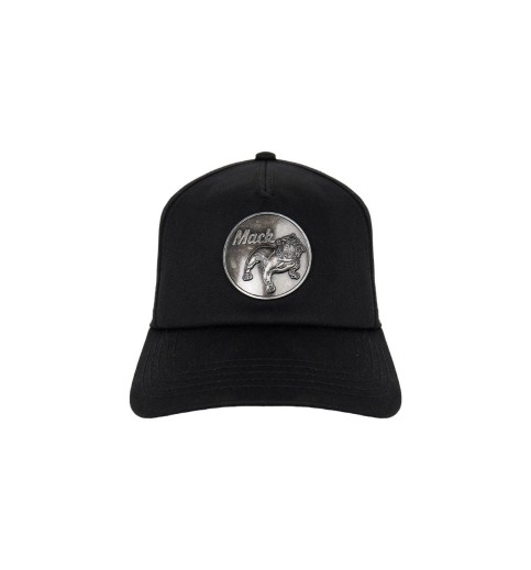 Mack Black Heavy Metal Bulldog Emblem 5-Panel Cap