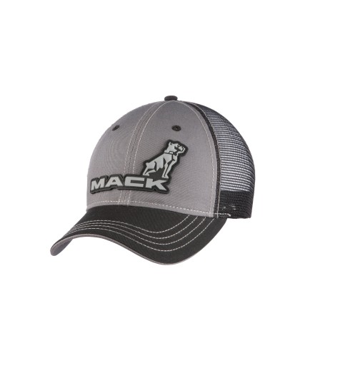Black & Grey 3D Logo Mesh Cap