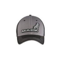 Black & Grey 3D Logo Mesh Cap