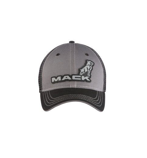 Black & Grey 3D Logo Mesh Cap