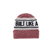 Youth Built Like A Mack Truck Maroon Knit Cap