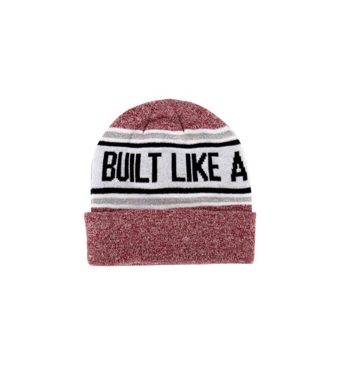 Youth Built Like A Mack Truck Maroon Knit Cap