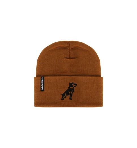 Brown Duck Mack Bulldog Knit Beanie Brown Duck Mack Bulldog Knit Beanie
