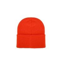 Safety Orange Mack Bulldog Knit Beanie