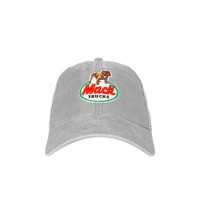 Mack Silver Slouch Retro Logo Cap