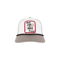 Grey Built Like A Mack Truck Snapback Cap