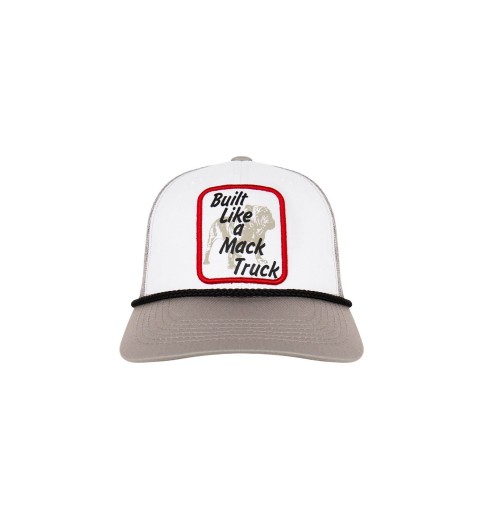 Grey Built Like A Mack Truck Snapback Cap