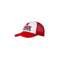 Red Mack 70's Retro Foam Trucker Cap