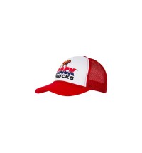 Red Mack 70's Retro Foam Trucker Cap