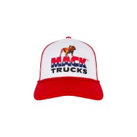 Red Mack 70's Retro Foam Trucker Cap