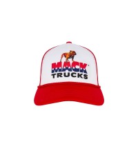 Red Mack 70's Retro Foam Trucker Cap