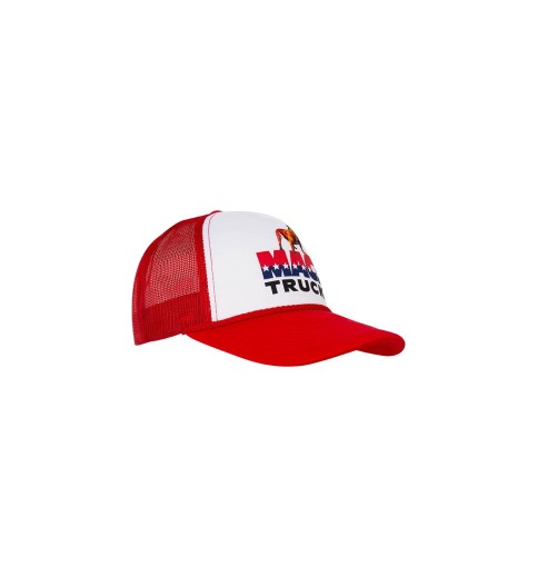 Red Mack 70's Retro Foam Trucker Cap