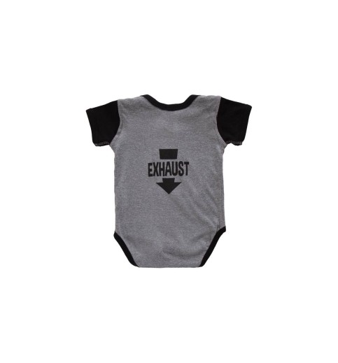 Black & Grey Titanium Intake/Exhaust Onesie Black & Grey Titanium Intake/Exhaust Onesie