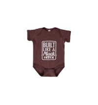 Sangria Built Like A Mack Truck Onesie