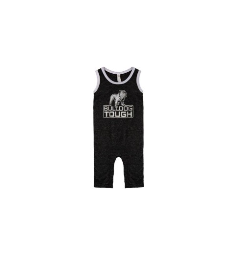 Smoke Melange Bulldog Tough Onesie