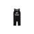 Smoke Melange Bulldog Tough Onesie