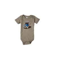 Mack Granite Grey Onesie Mack Granite Grey Onesie