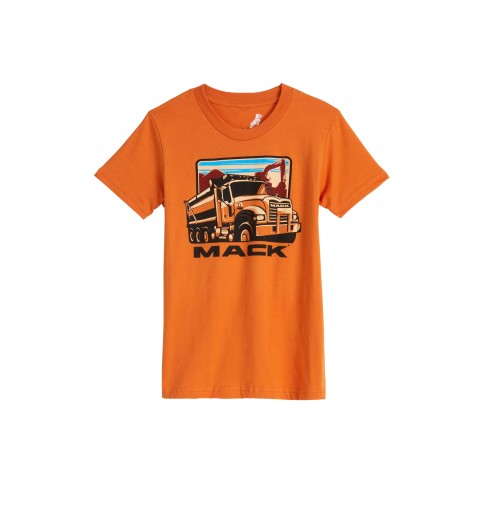 Youth Mack Granite Burnt Orange T-shirt Youth Mack Granite Burnt Orange T-shirt