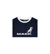 Youth Mack Logo Navy Ringer T-shirt