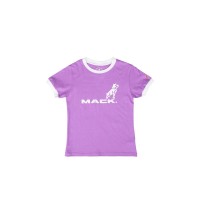 Youth Mack Logo Lavender Ringer T-shirt