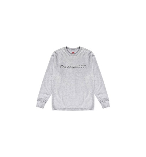 Mack Youth Grey Star Bulldog Long Sleeve Shirt