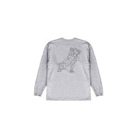Mack Youth Grey Star Bulldog Long Sleeve Shirt