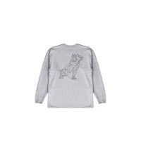 Mack Youth Grey Star Bulldog Long Sleeve Shirt