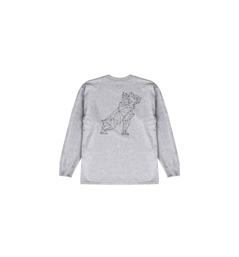 Mack Youth Grey Star Bulldog Long Sleeve Shirt