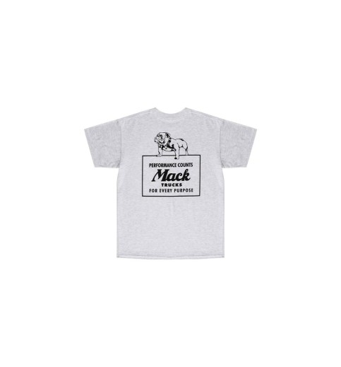Mack Youth Grey Retro Logo T-shirt