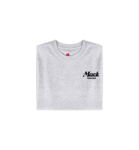 Mack Youth Grey Retro Logo T-shirt