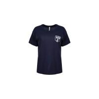 125th Anniversary Mack Logo Navy Ladies T-shirt