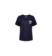 125th Anniversary Mack Logo Navy Ladies T-shirt