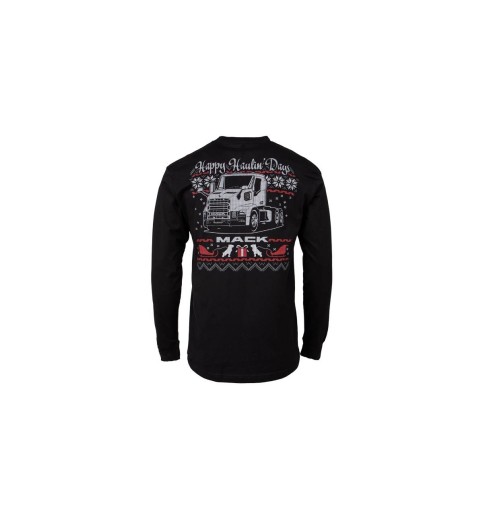 Mack Holiday Black Long Sleeve Shirt