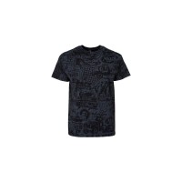 Mack Black Stain Logo Line-up T-shirt