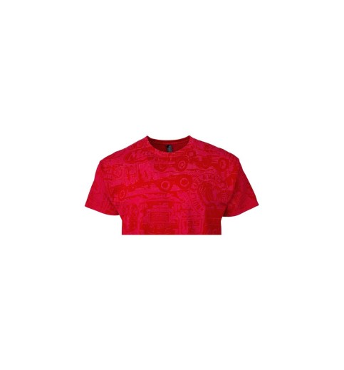 Mack Red Stain Logo Line-up T-shirt