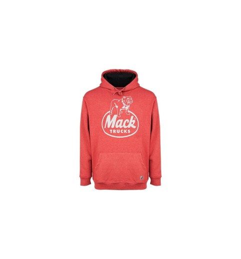 Mack Retro Heather Red Heavyweight Hoodie Mack Retro Heather Red Heavyweight Hoodie