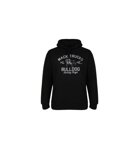Mack Retro Essential Fleece Black Hoodie