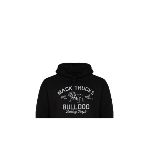 Mack Retro Essential Fleece Black Hoodie