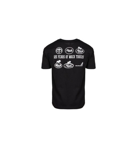 125th Anniversary Mack Logo Black T-shirt
