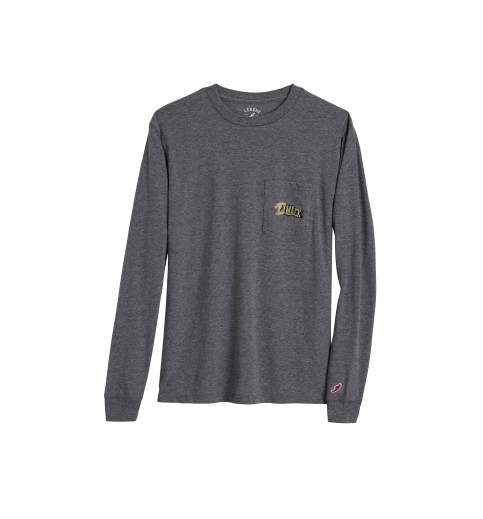 Mack Pennant Heather Gray Long Sleeve Shirt