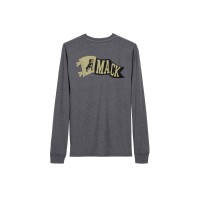 Mack Pennant Heather Gray Long Sleeve Shirt