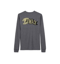 Mack Pennant Heather Gray Long Sleeve Shirt