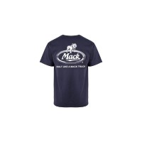 Mack Slate Blue Retro Logo T-shirt