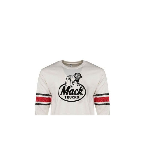 Mack Red Stripe Retro Collegiate Shirt