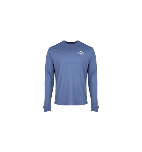 Mack Retro Blue Tumble Long Sleeve Shirt