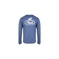 Mack Retro Blue Tumble Long Sleeve Shirt