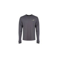 Mack Logo Gray Tumble Long Sleeve Shirt