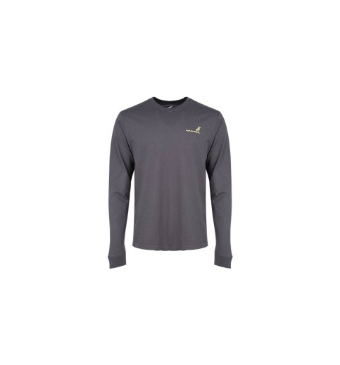 Mack Logo Gray Tumble Long Sleeve Shirt